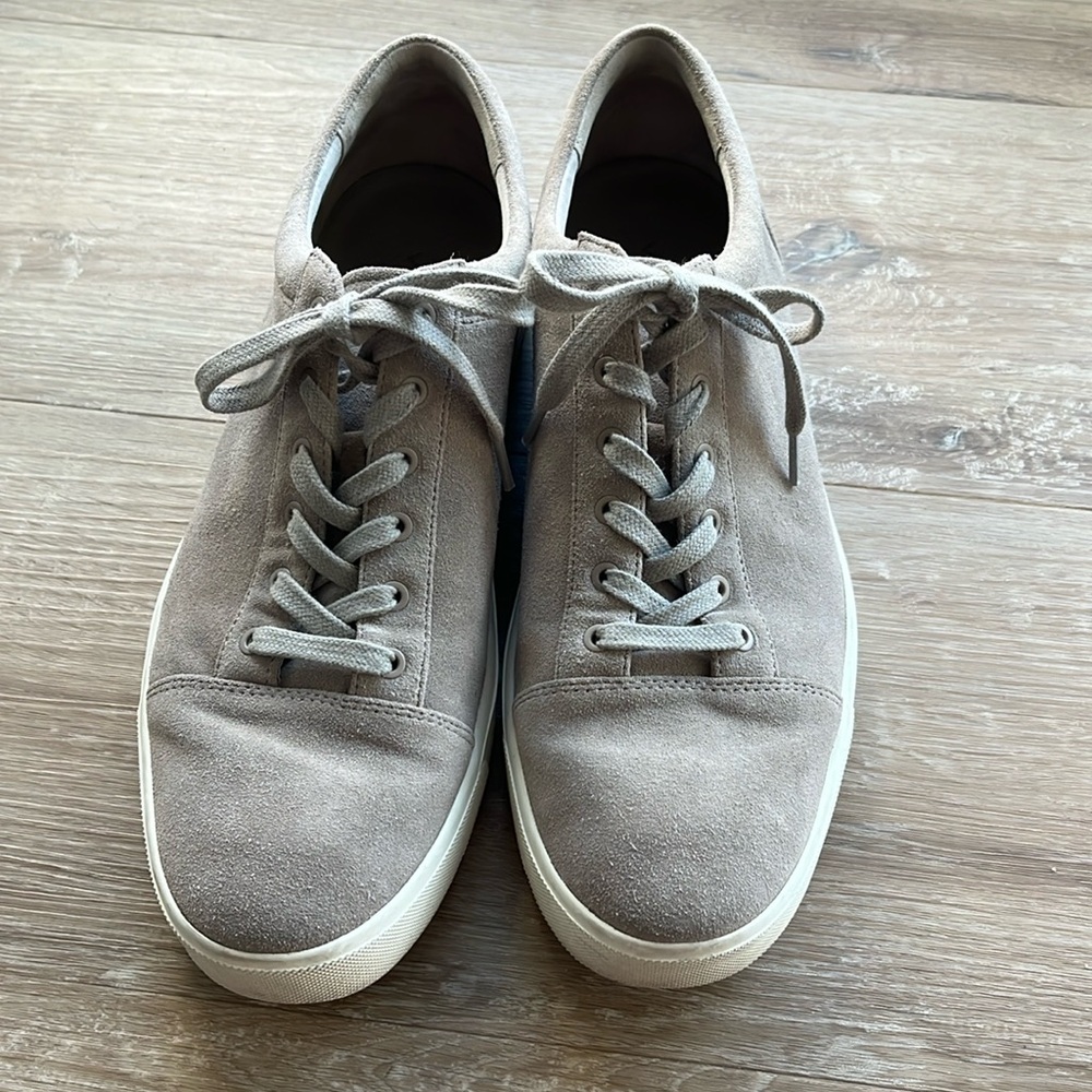 Gray Suede Vince Sneakers